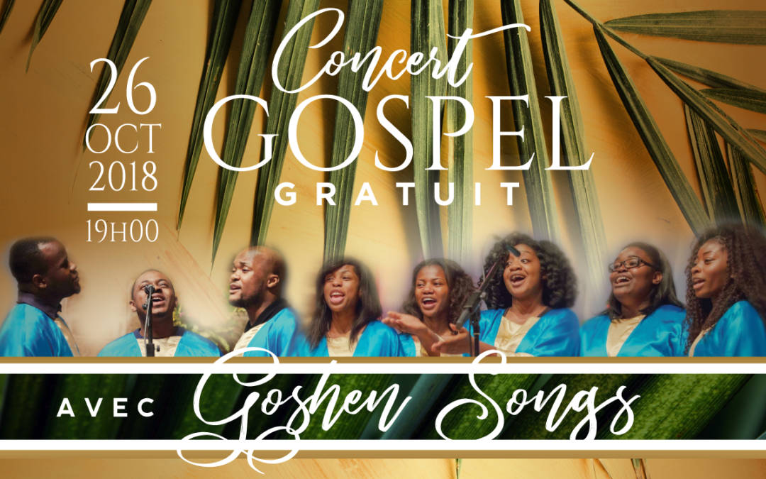 Concert Gospel en plein air Gratuit  – 26 Octobre 2018